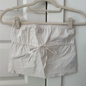 Edikted White tie tube top